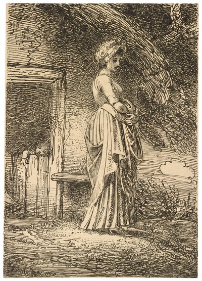 The Lost Apple from Specimens of Polyautography by Thomas Stothard
